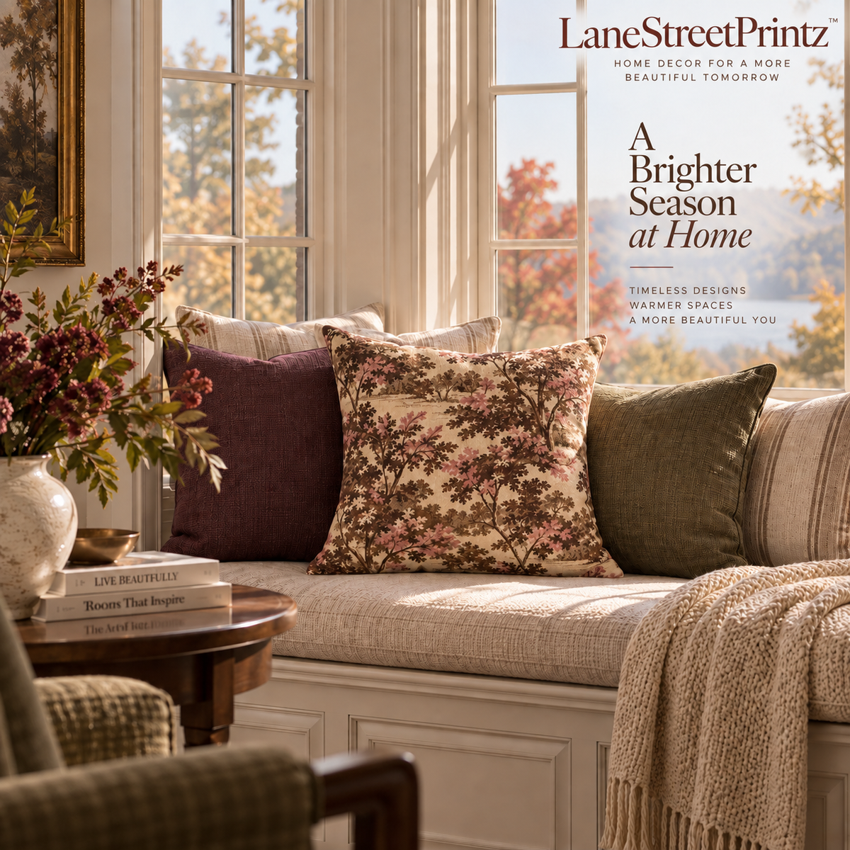 Spun Polyester Square Pillow
