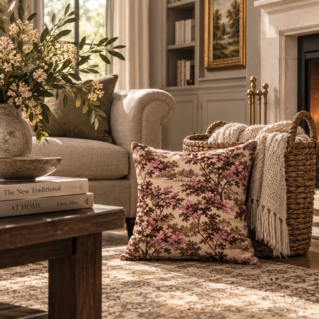 Spun Polyester Square Pillow
