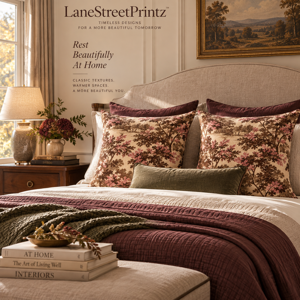 Spun Polyester Square Pillow