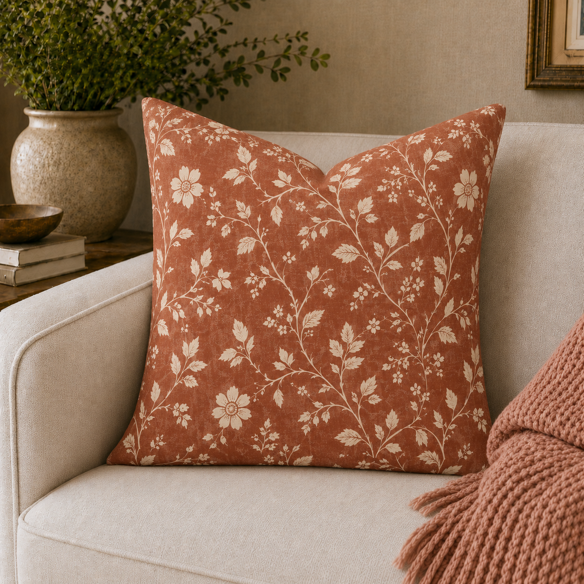 Spun Polyester Square Pillow