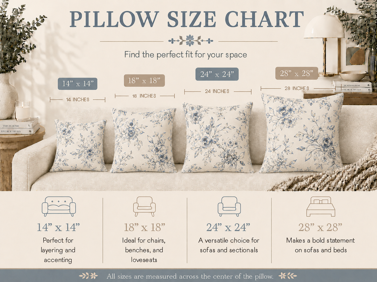 Monochrome Watercolor Rose Pillow | Square Decorative Pillow